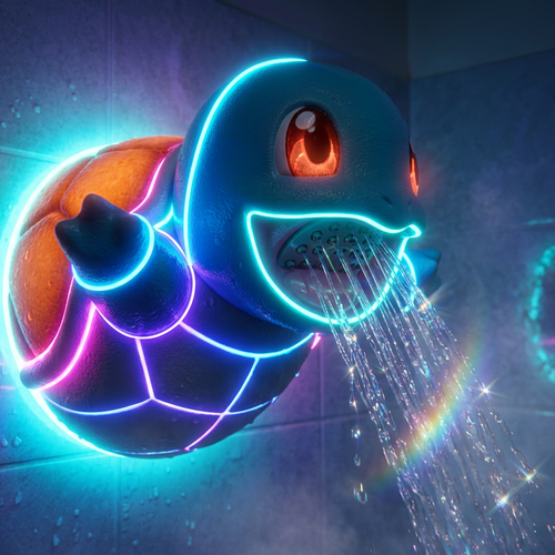 Squirtle Showerhead