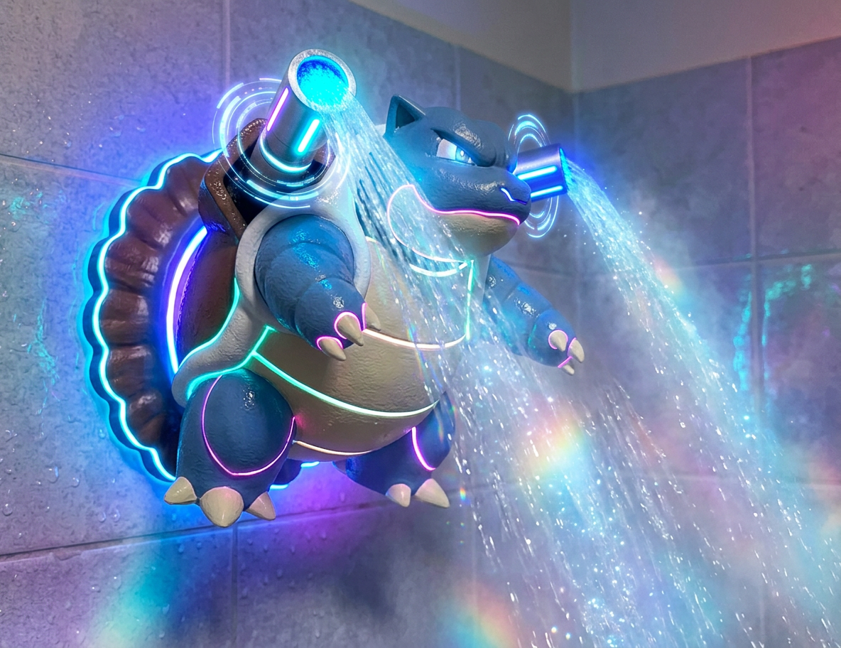 Squirtle Showerhead